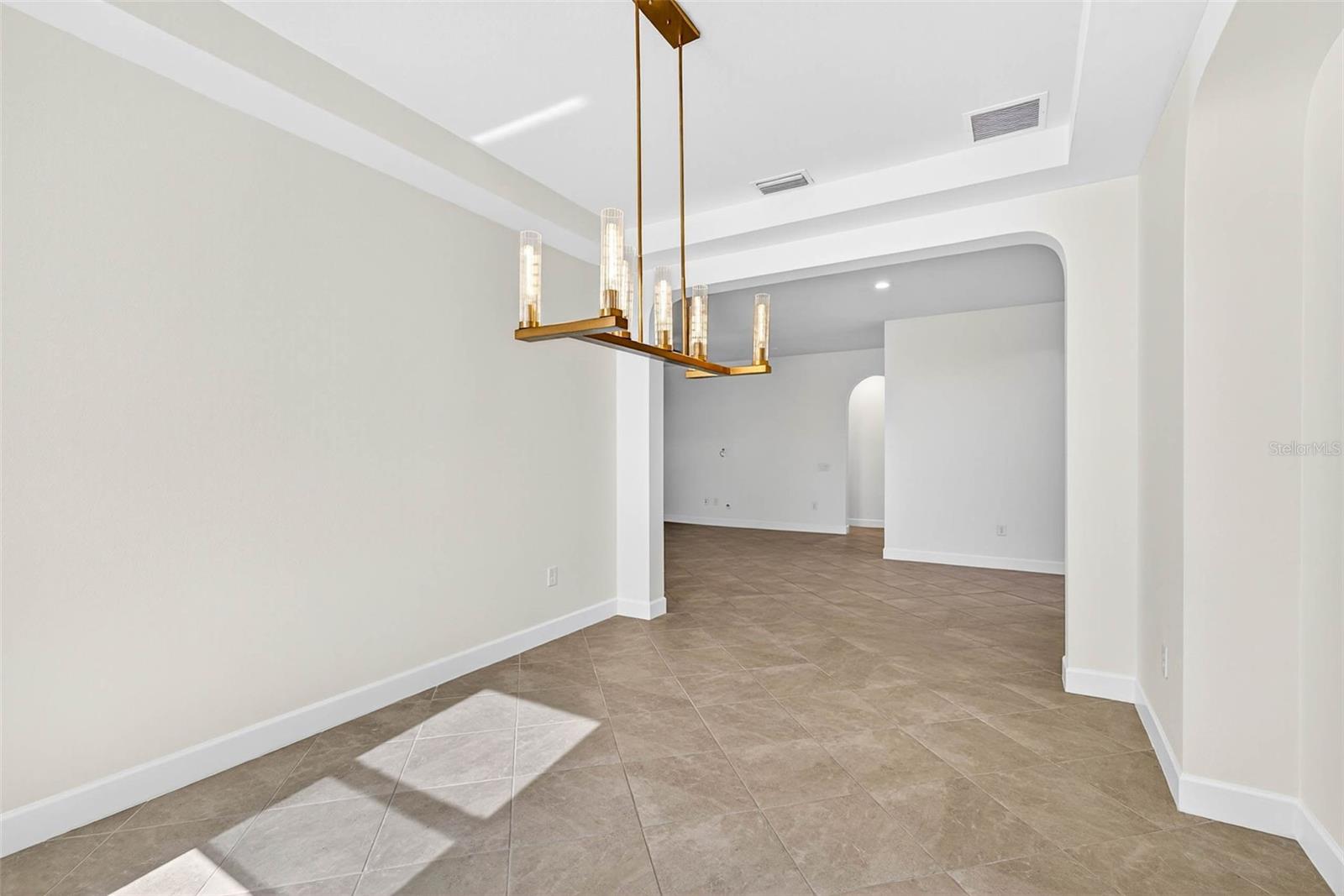 Dining room leading out to the hallway