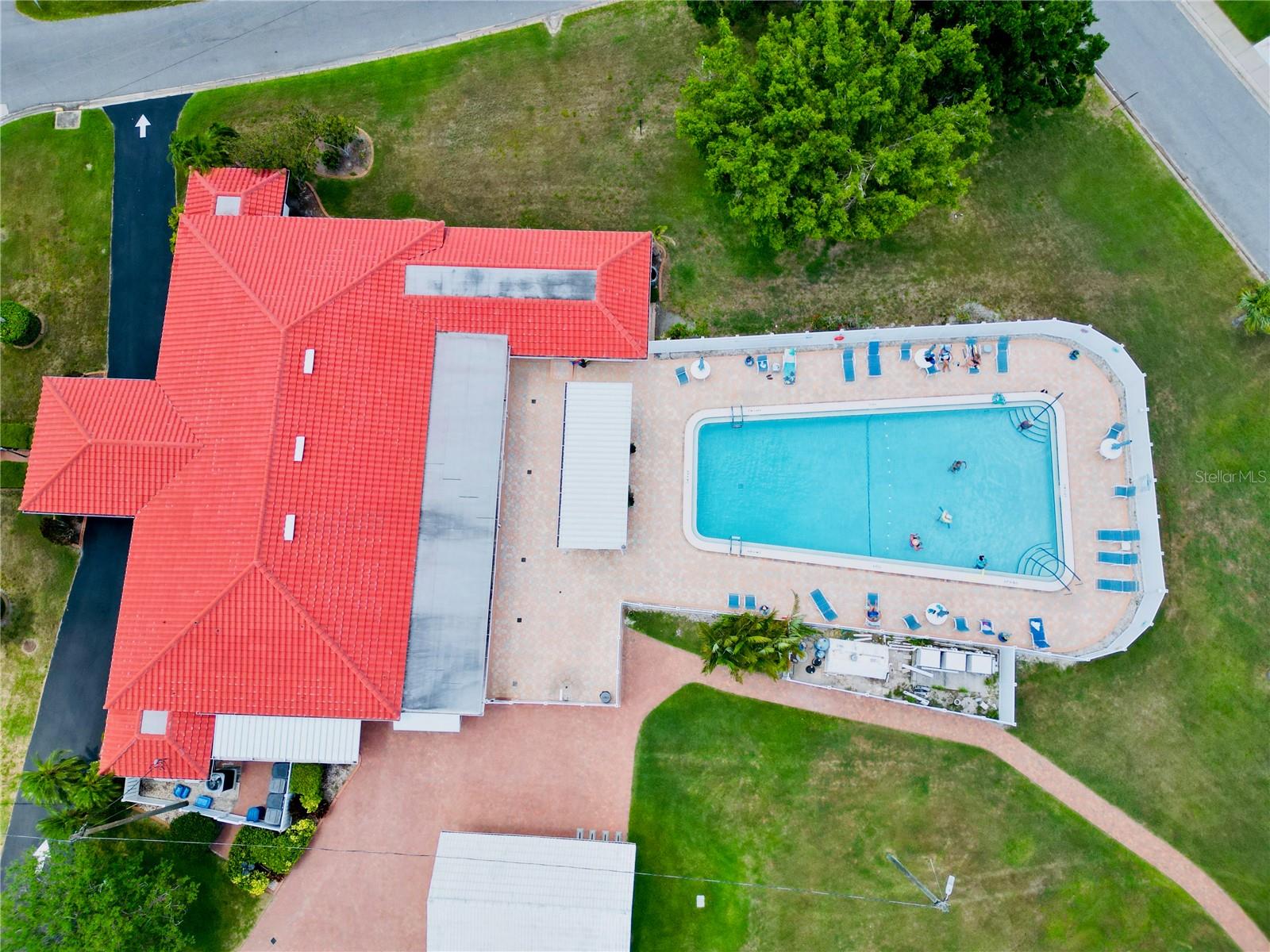 Go for a dip in the community pool