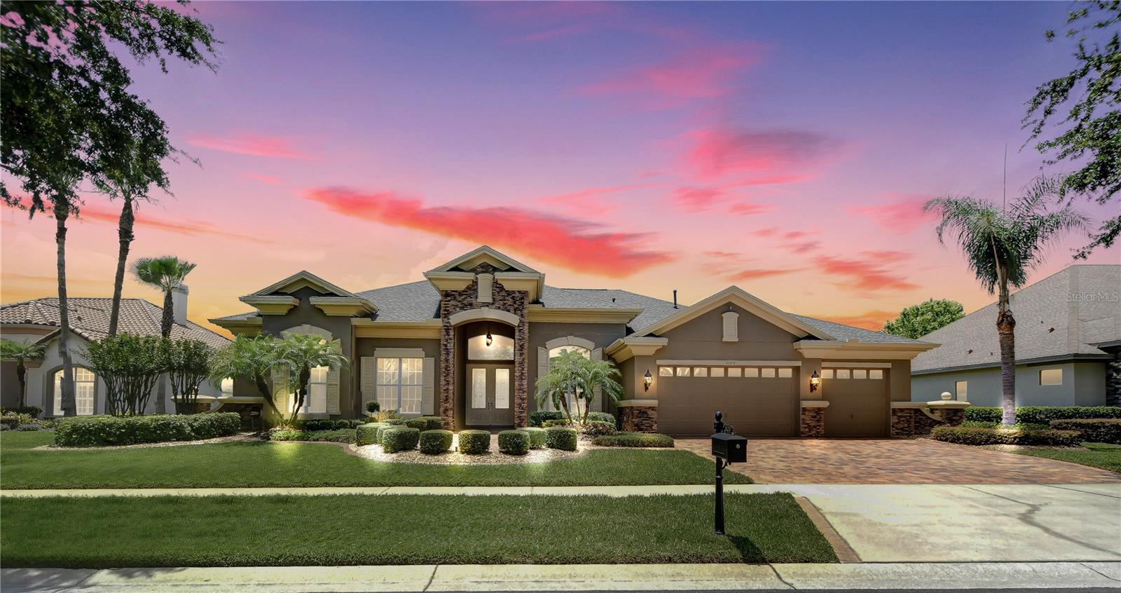 Twilight - Outdoor Lighting - Manicured Landscape