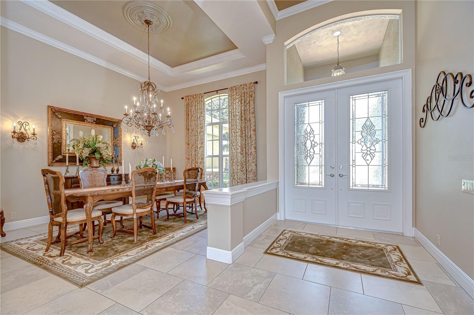 Grand Foyer - Tray Ceiling and Dining Room Tray Ceiling