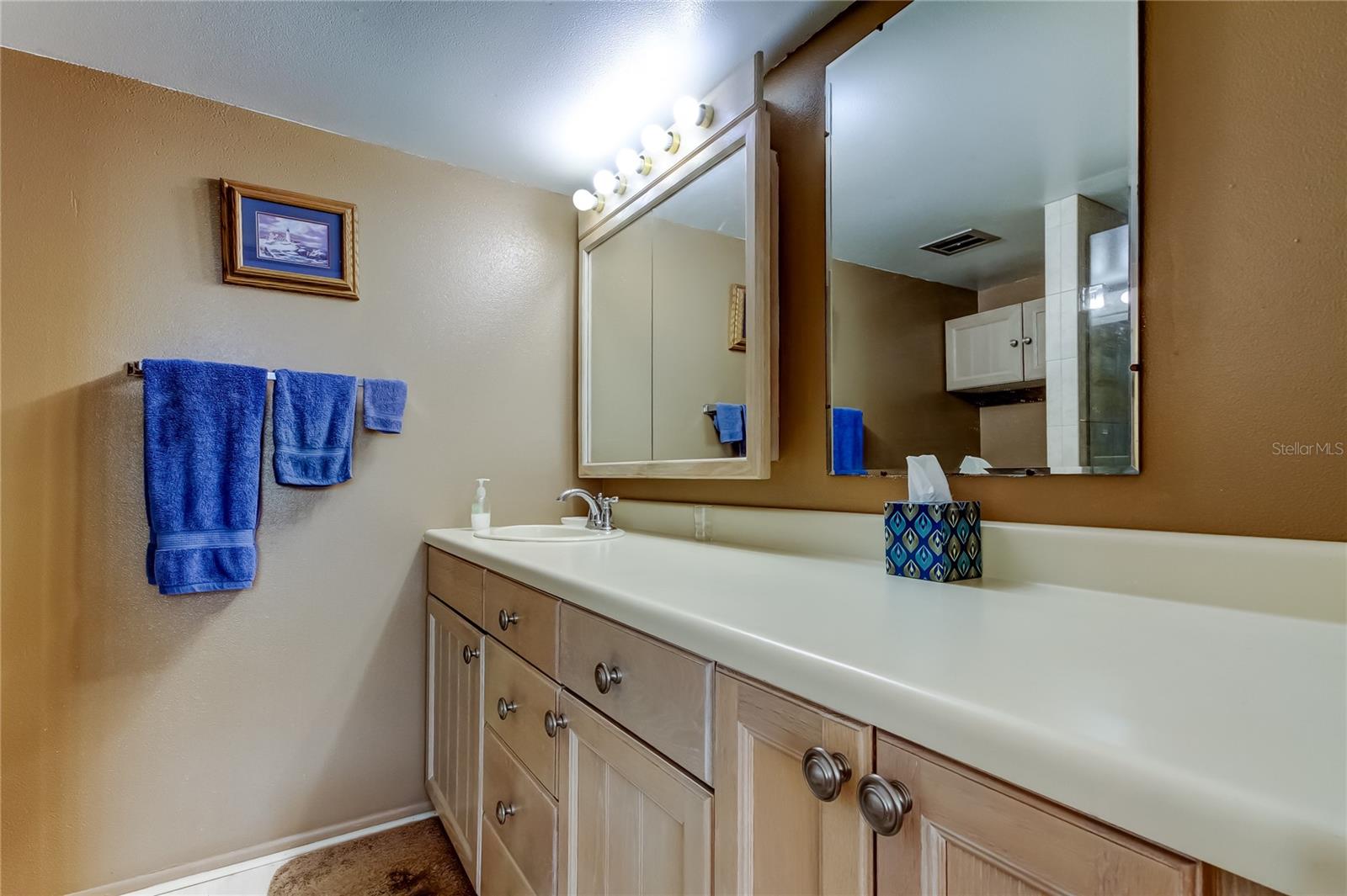 Primary bath with shower