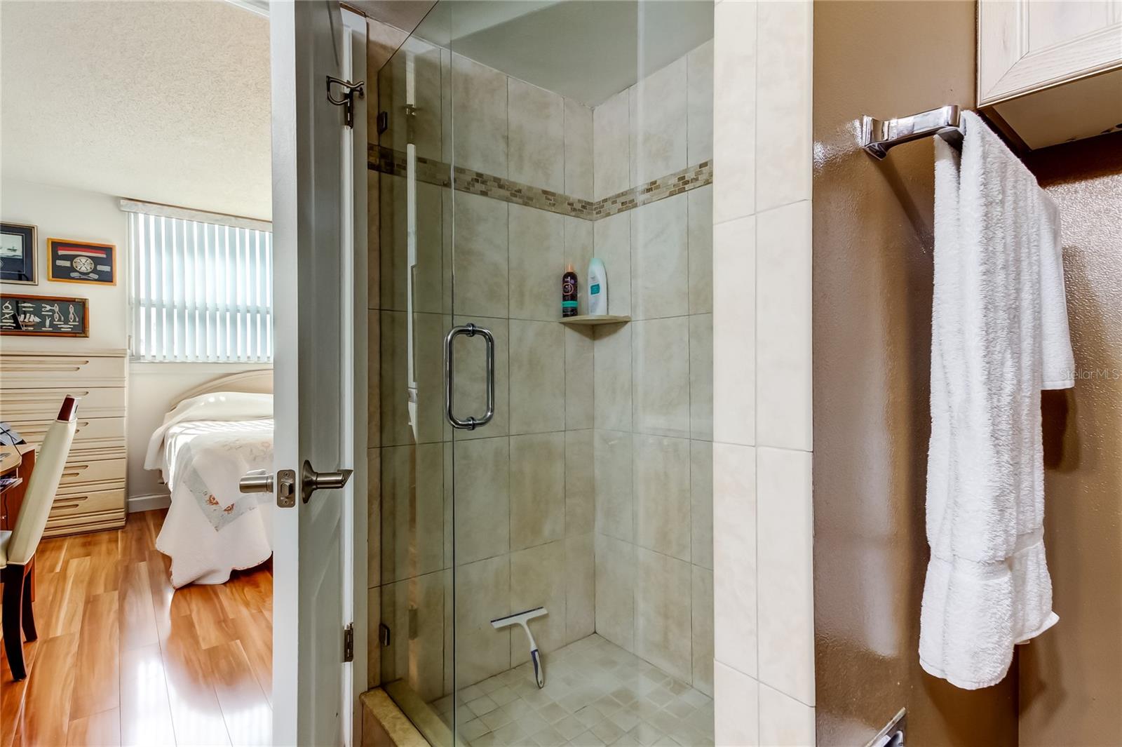 Primary bath with shower