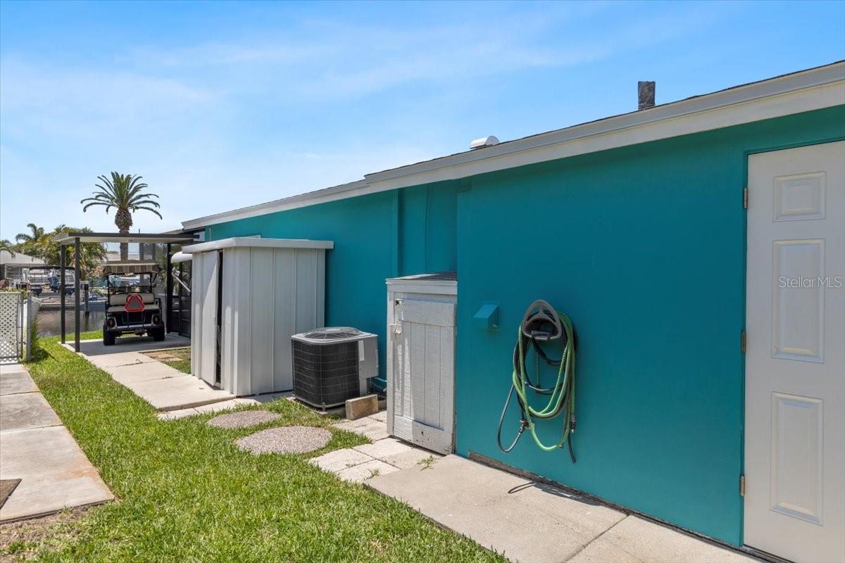 Storage Shed, Water Heater Shed
