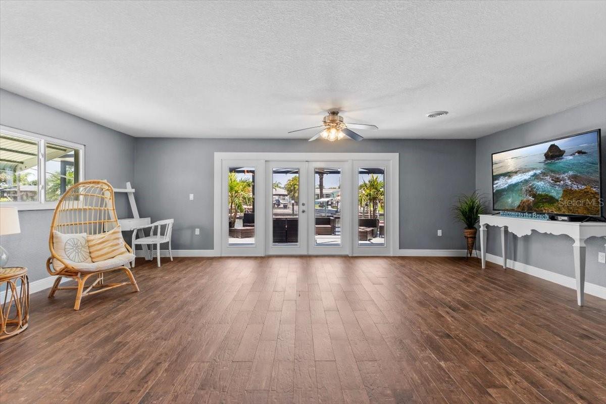 French Doors Leading To Outdoor Area