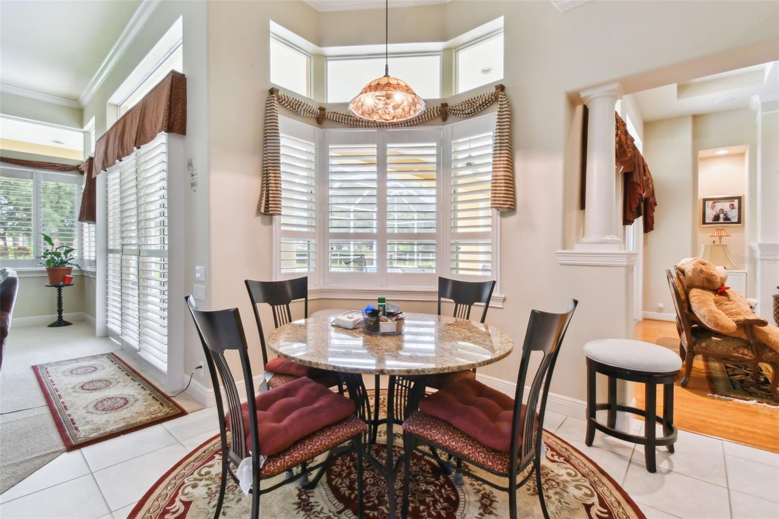 Breakfast nook.