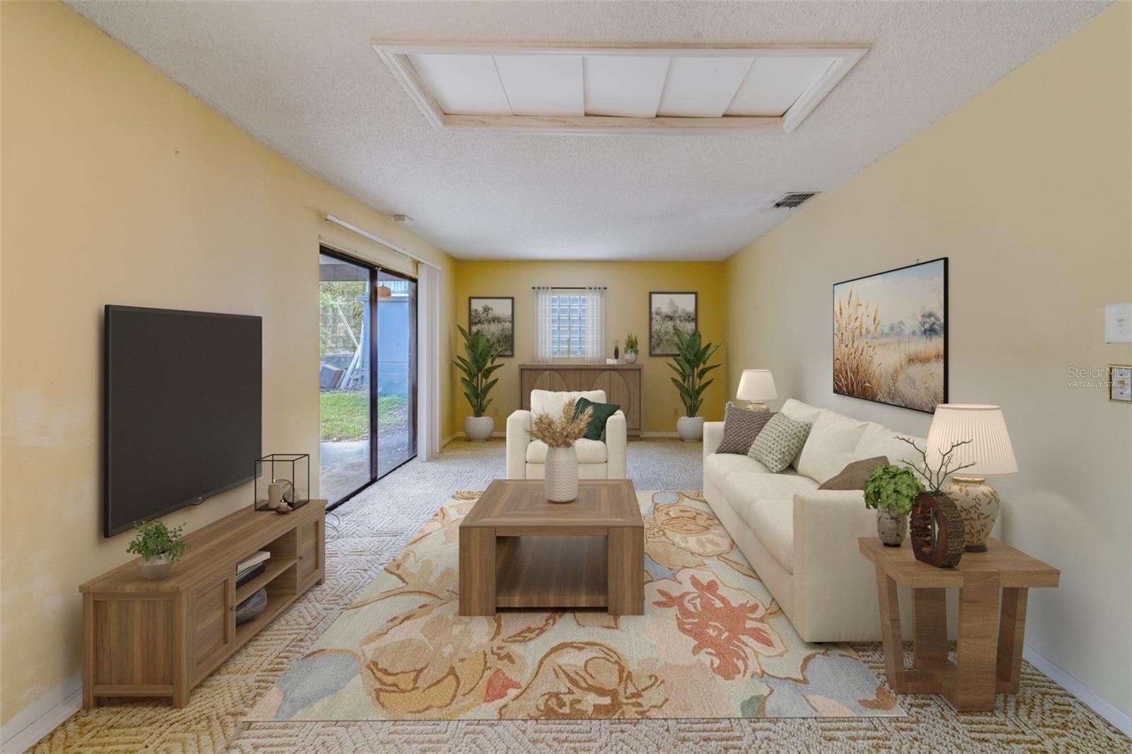 Living - Virtually Staged