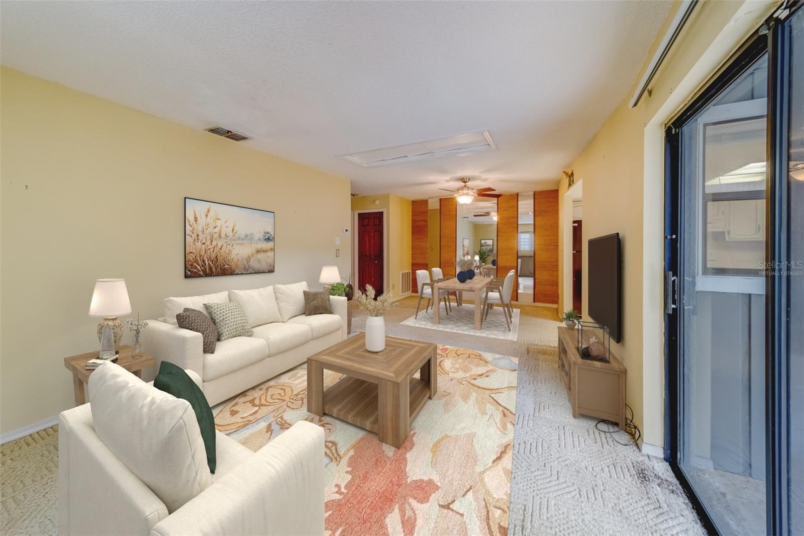 Living Dining - Virtually Staged