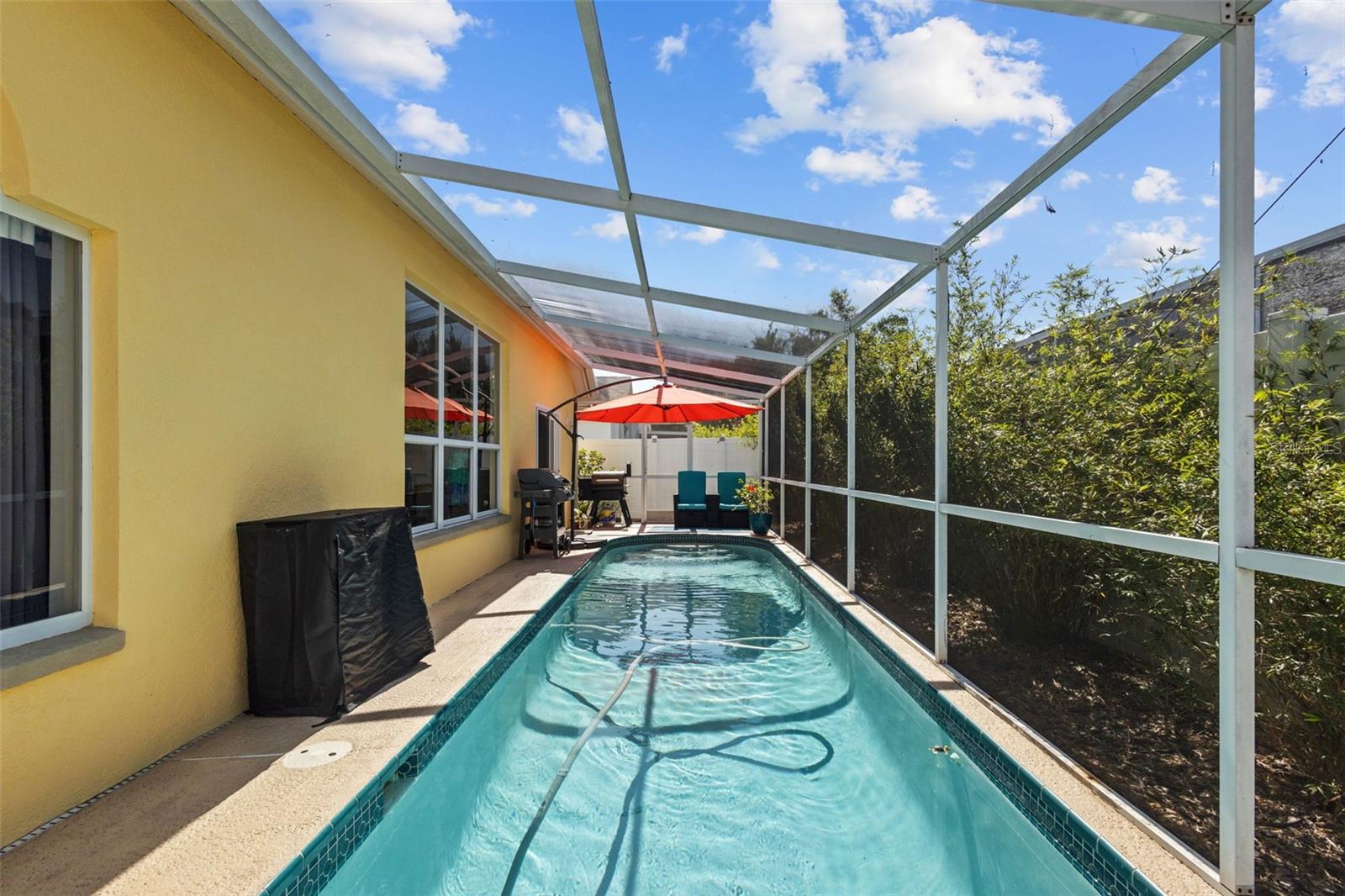 COOL OFF ON HOT SUMMER DAYS IN THE ONLY POOL IN THE NEIGHBORHOOD
