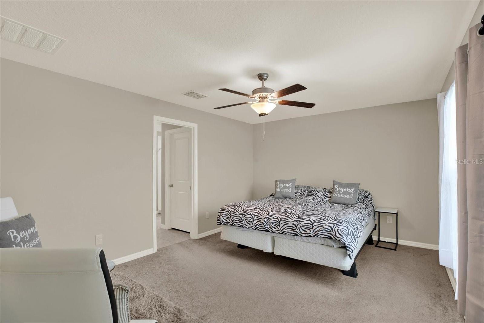 SPACIOUS MASTER BEDROOM