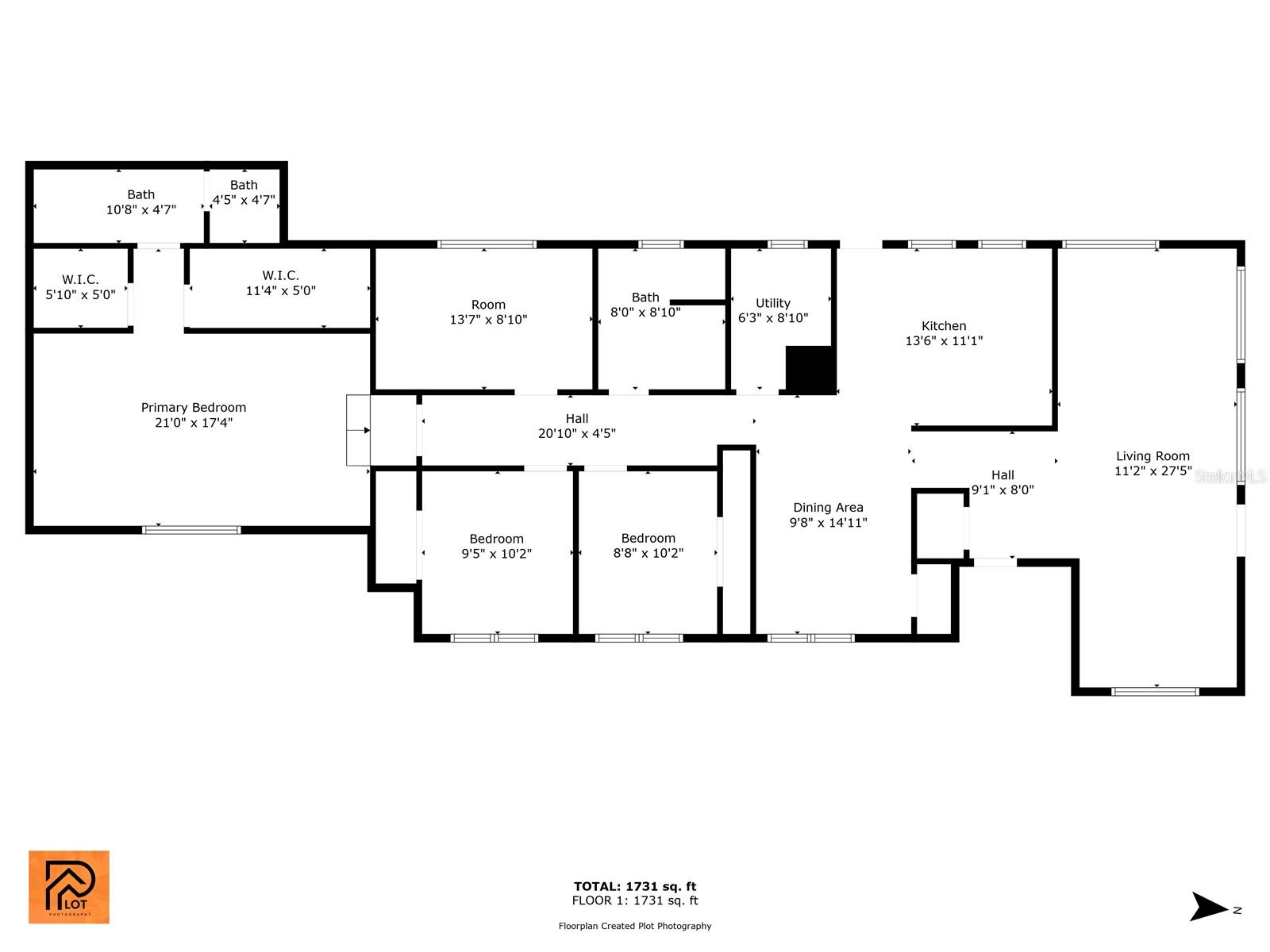 Floorplan with Dimensions