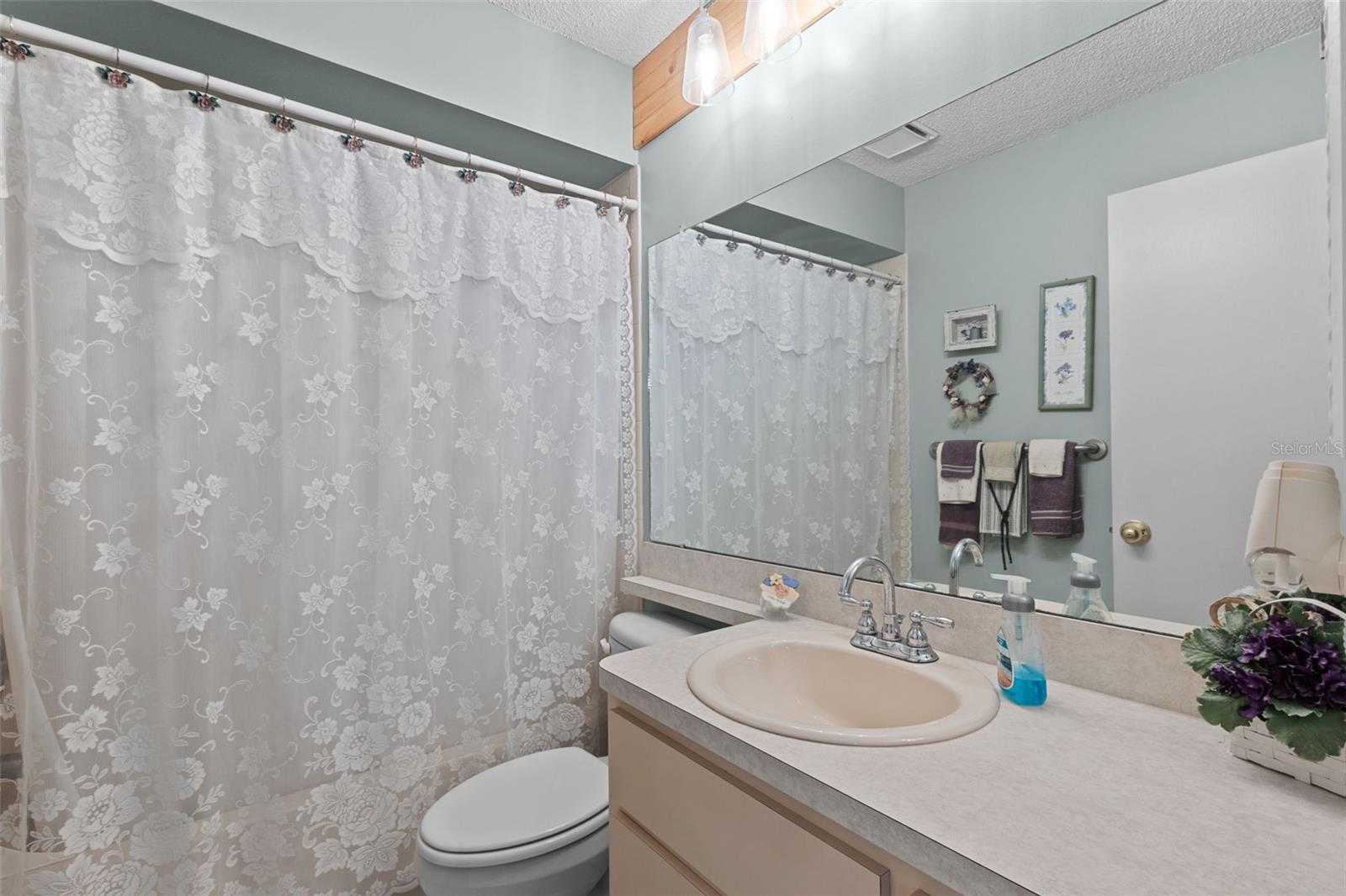 Bathroom 2 has tub/shower combo