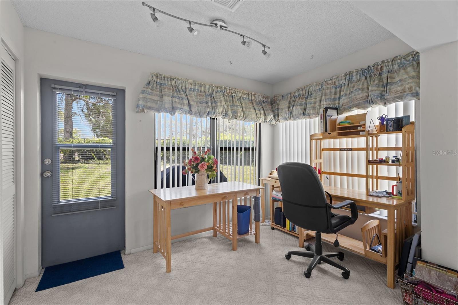 Office/Florida Room - fully air conditioned. Laundry closet on wall not pictured