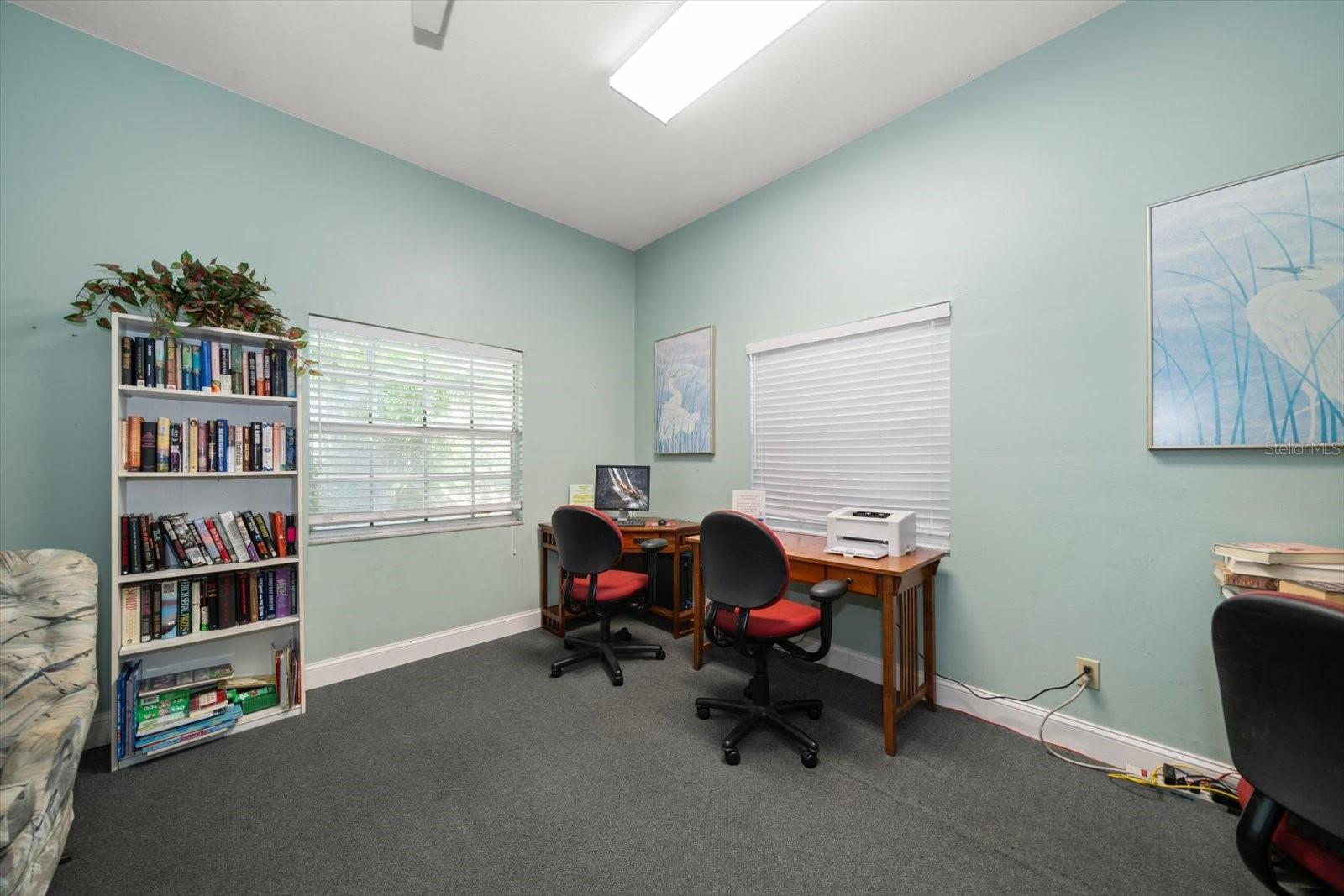 Library and office space in the community.
