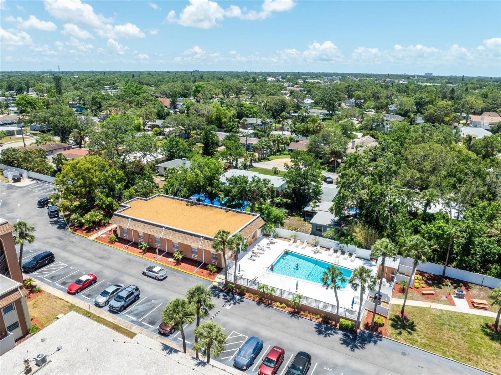 Attractive pool & clubhouse areas for lounging or entertaining.