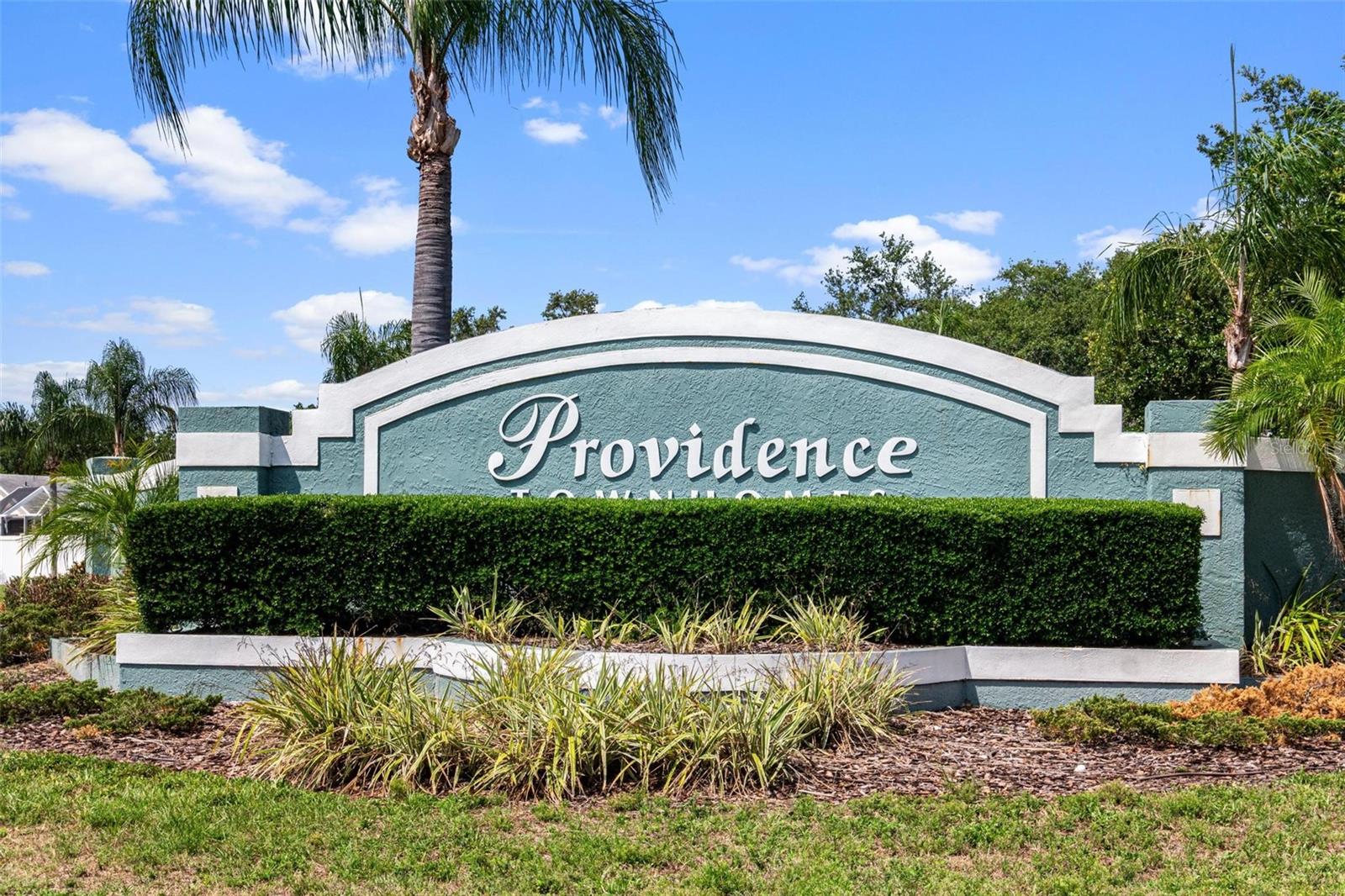 Community Entrance-Providence Townhomes