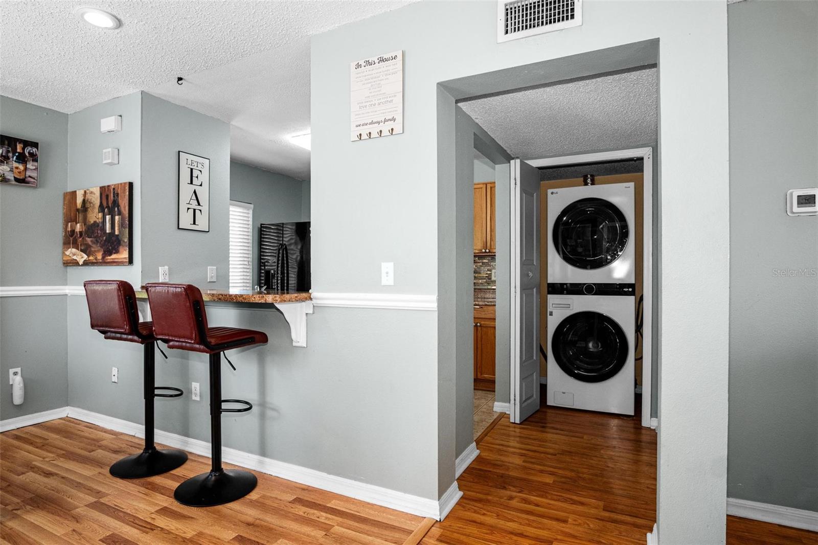 Entrance to Kitchen,Laundry, and Half Bathroom
