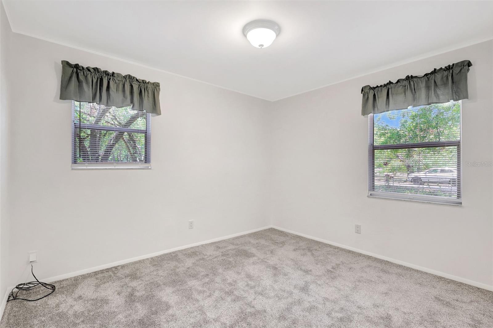 Bedroom 2, new carpet, light, paint, etc.