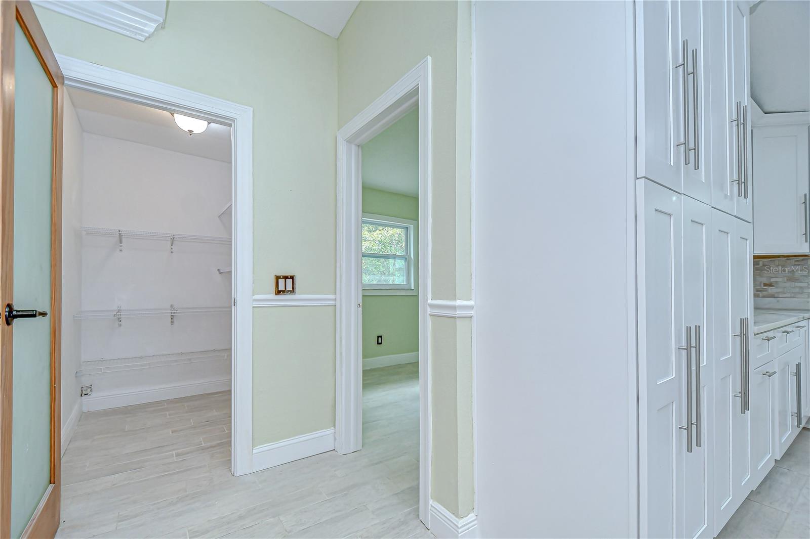 Huge walk-in pantry!