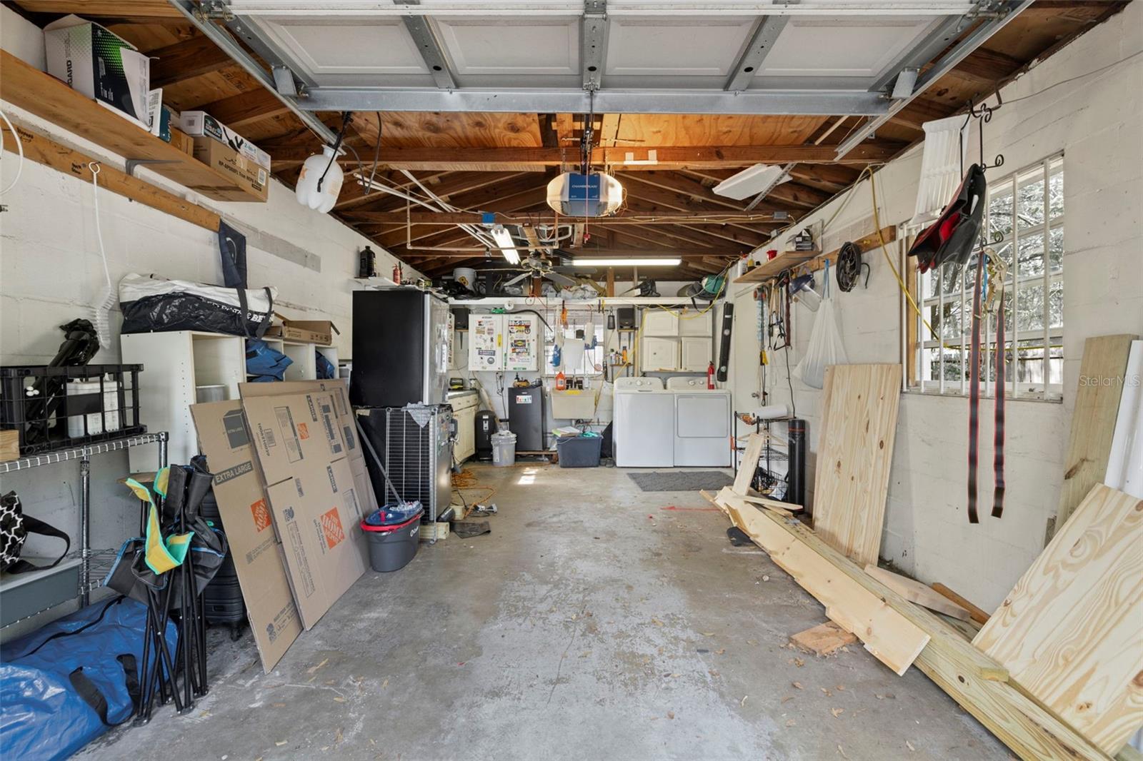 Detached garage with entry from back alley