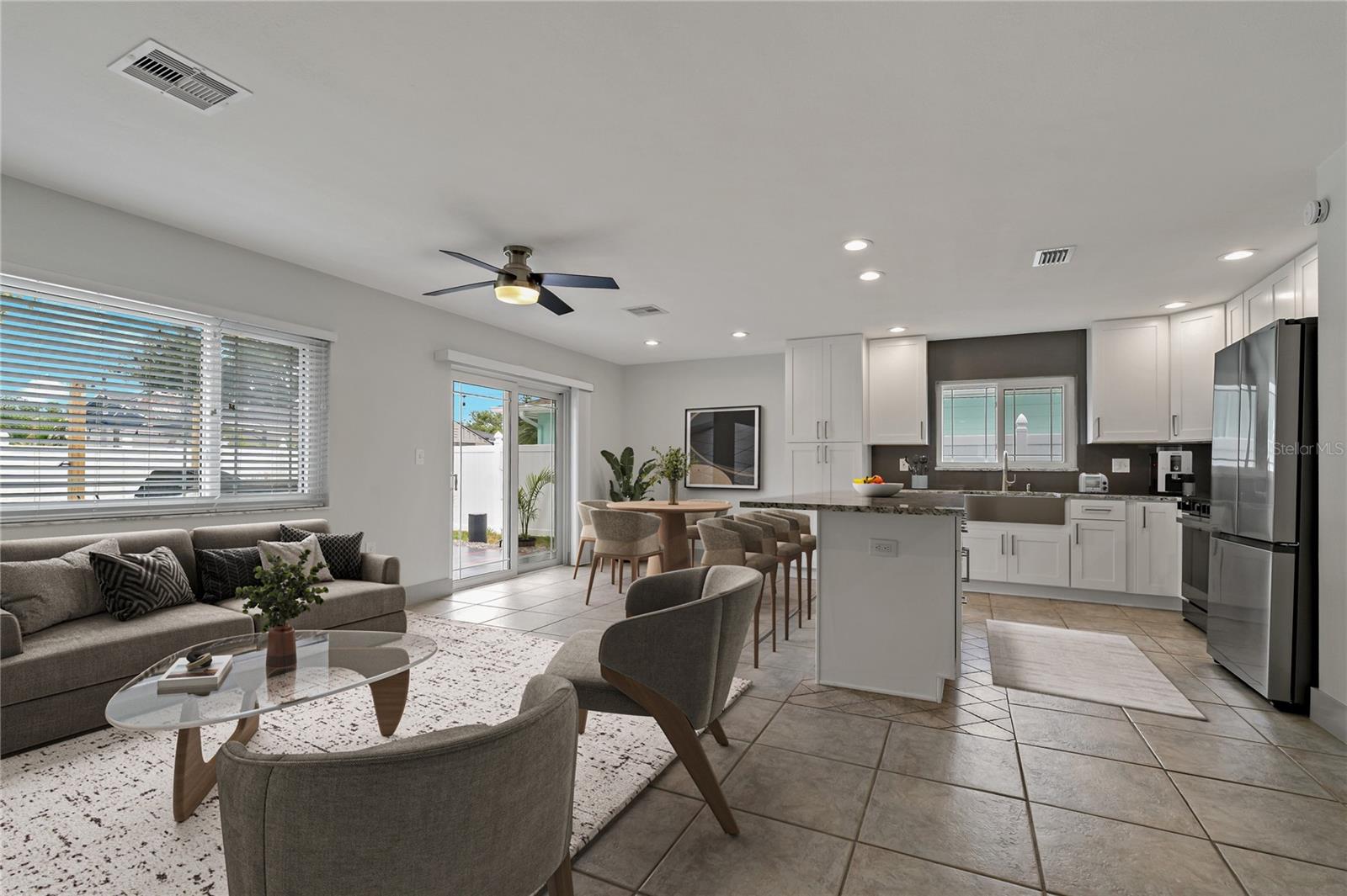 OPEN, LIGHT AND BRIGHT FLOOR PLAN