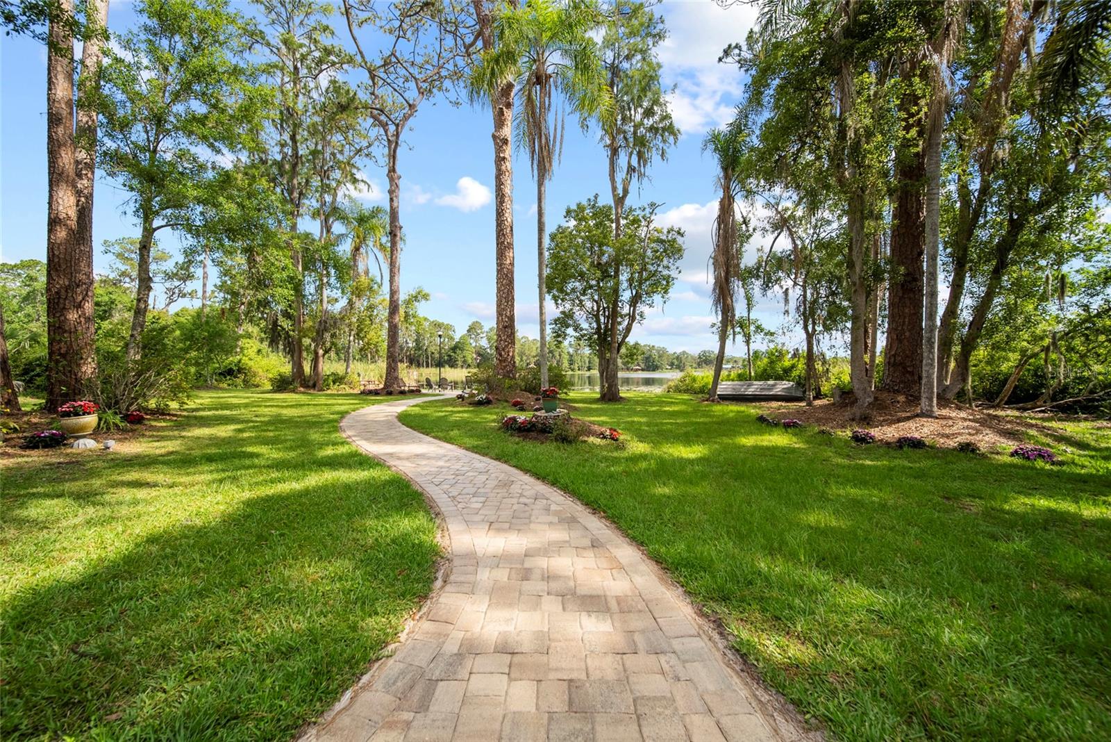 Walkway to Lake