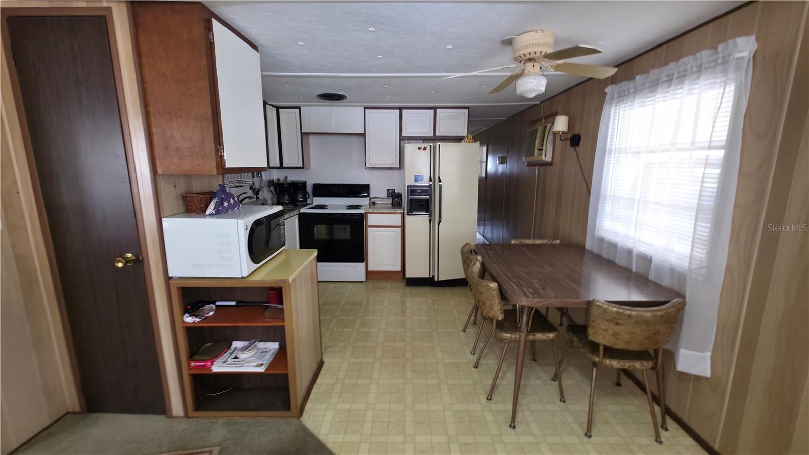 Eat-in kitchen.