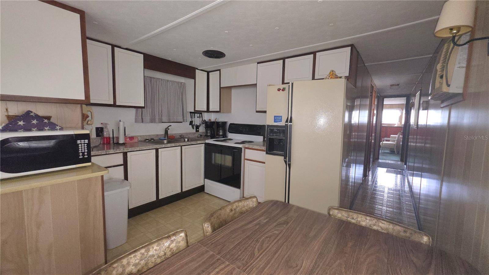 Eat-in kitchen.