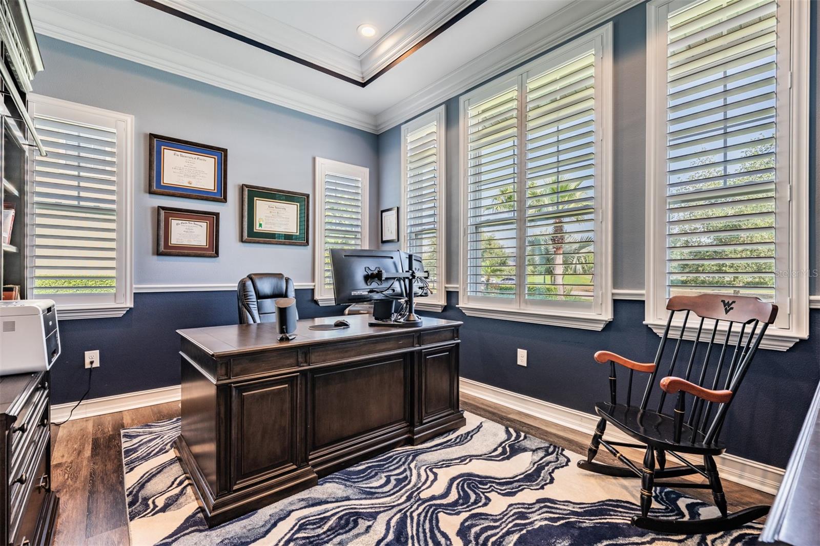 Office, located to right of front door