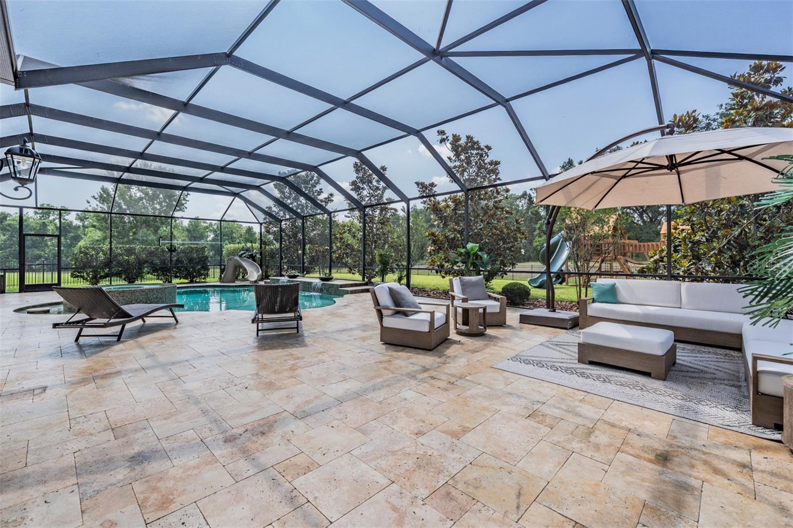 Extra wide lanai