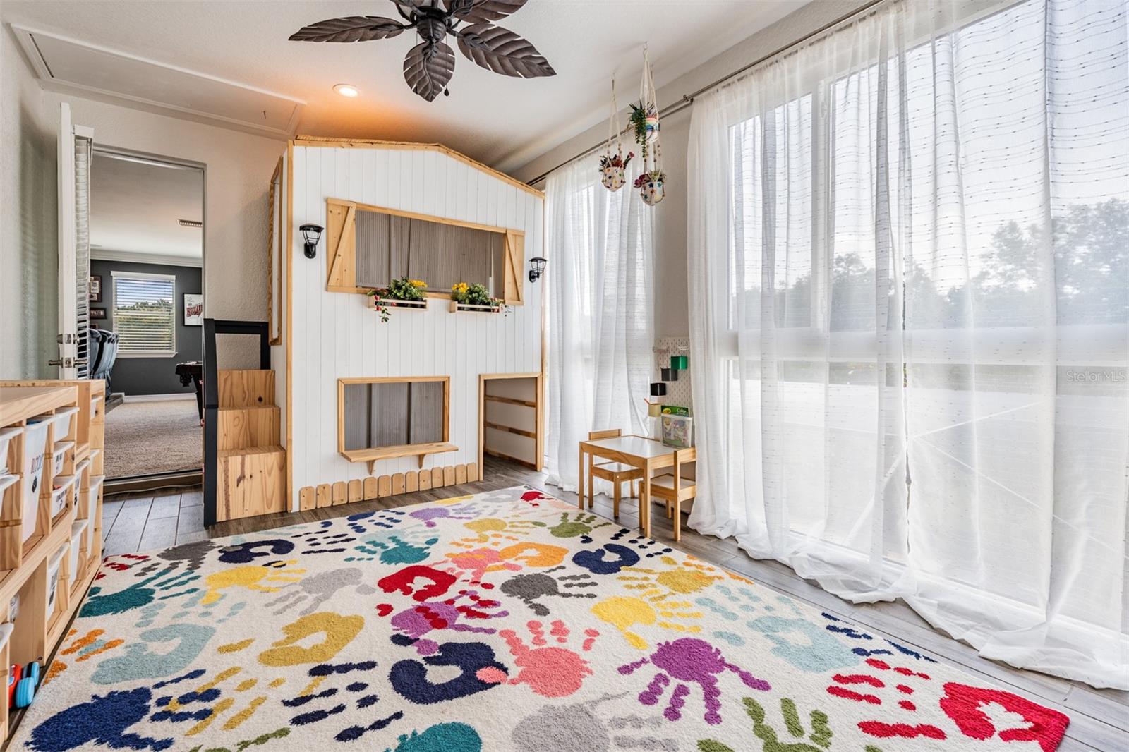 Flex/playroom, located between bonus room and primary suite