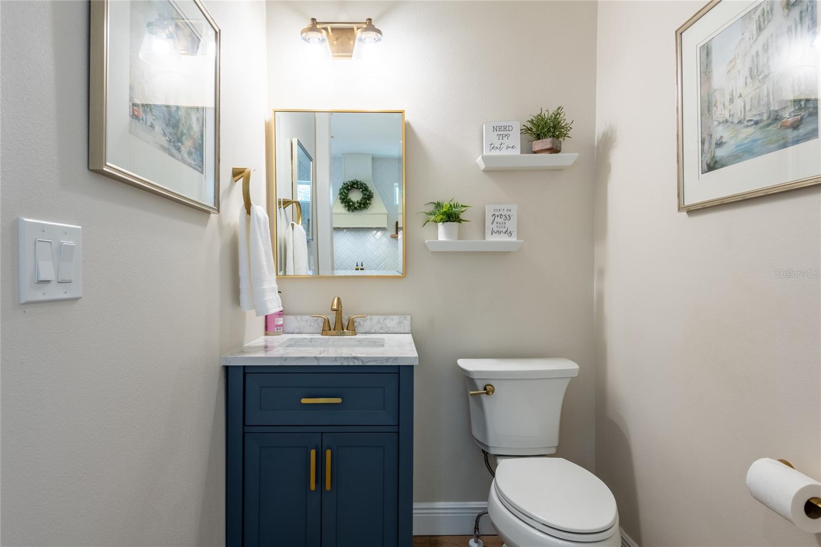 First Floor Half Bath