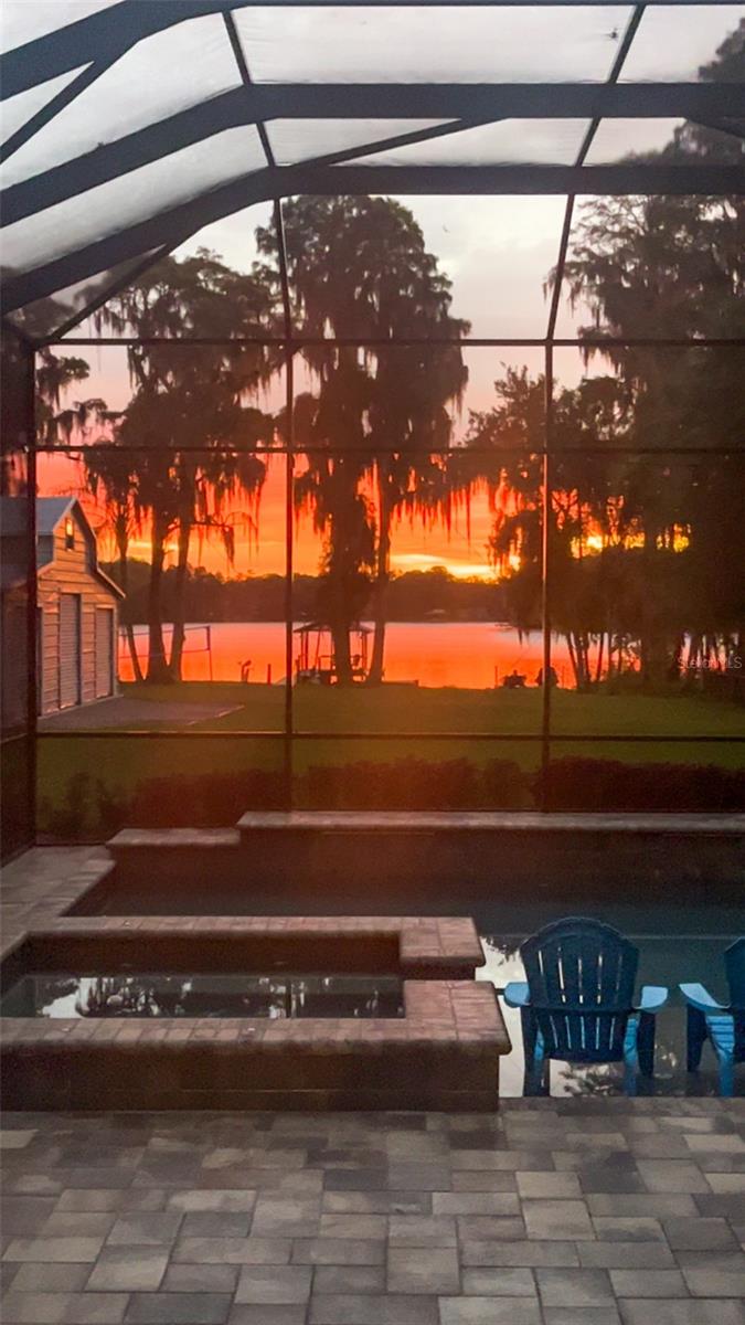 Sunrise over Lake Josephine