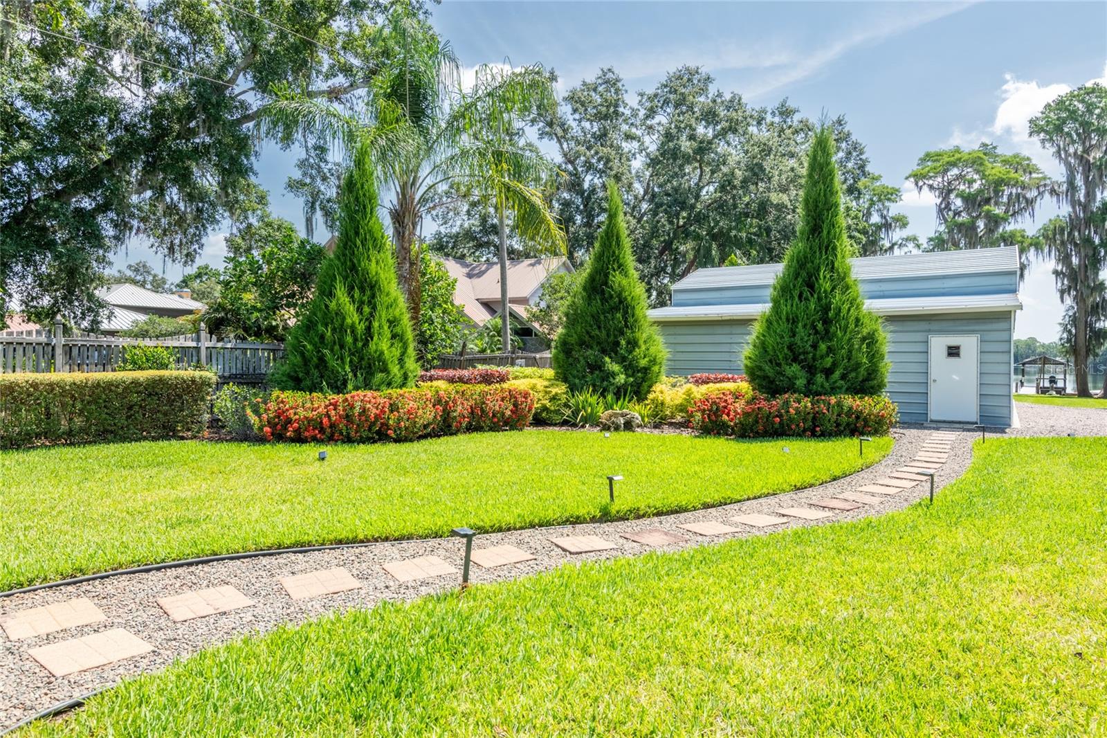 Walkway to Garage / Barn