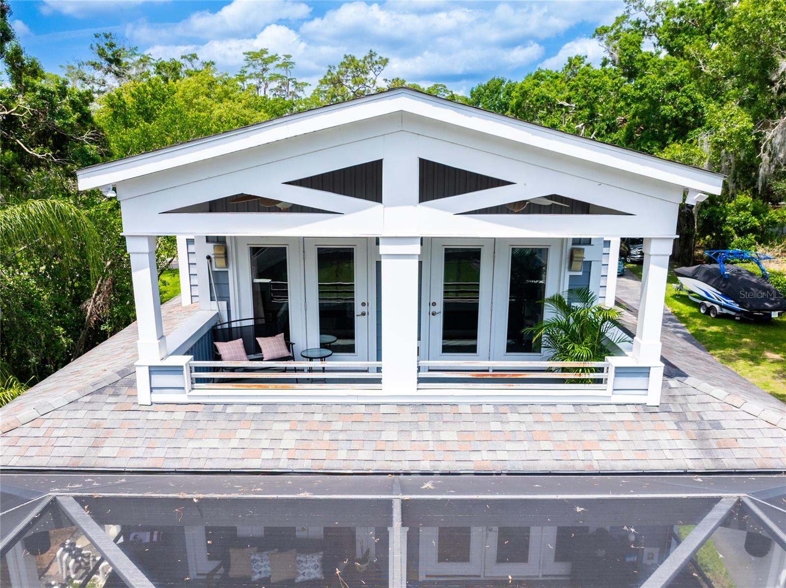 Balconies on Front and Back of Home