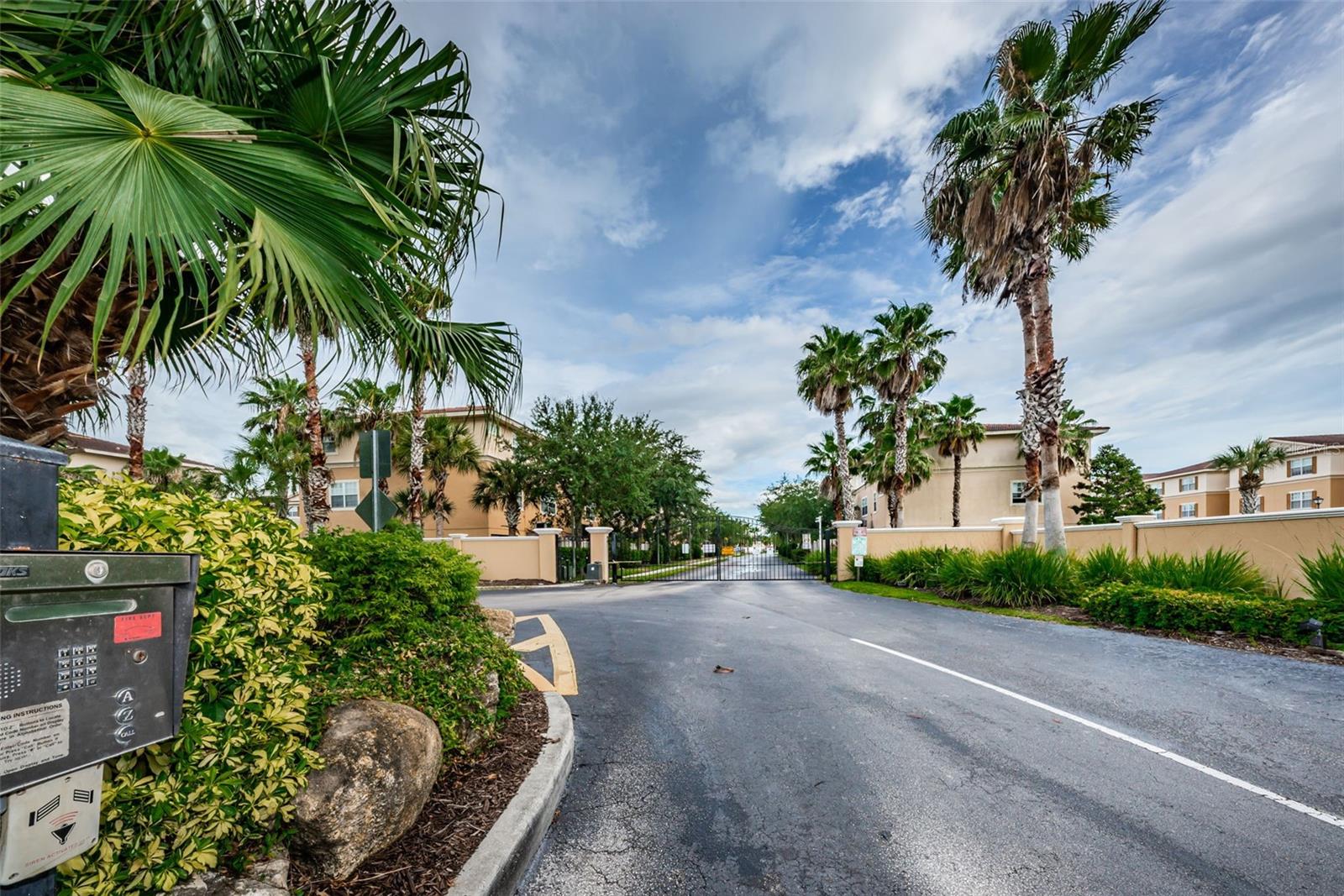 Gated Entrance to property