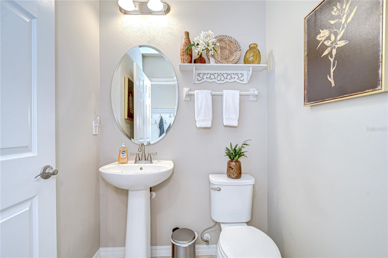 Half bathroom!