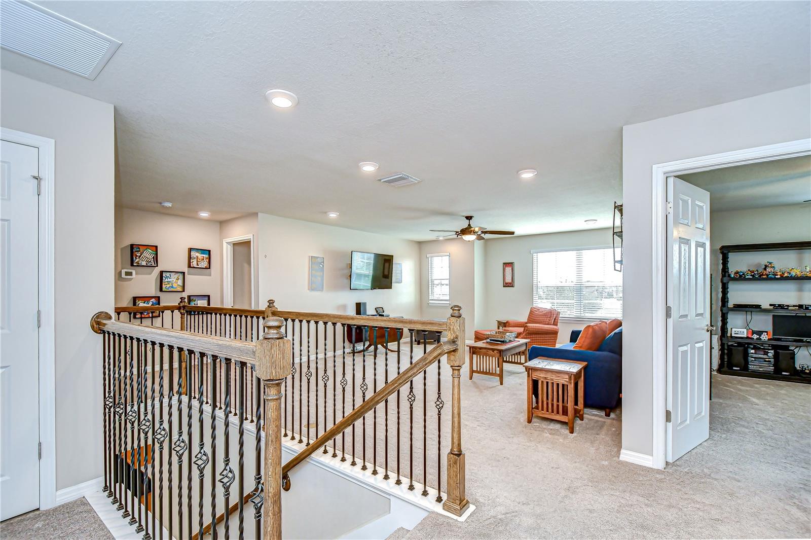 Head upstairs to discover the loft!
