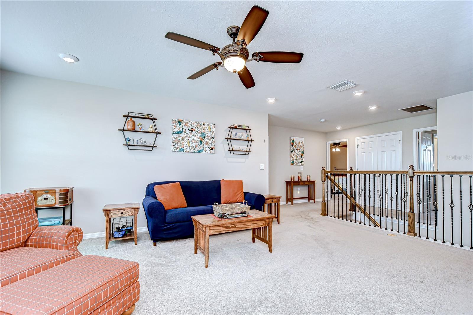 Keep all of the kids clutter away from the living areas!