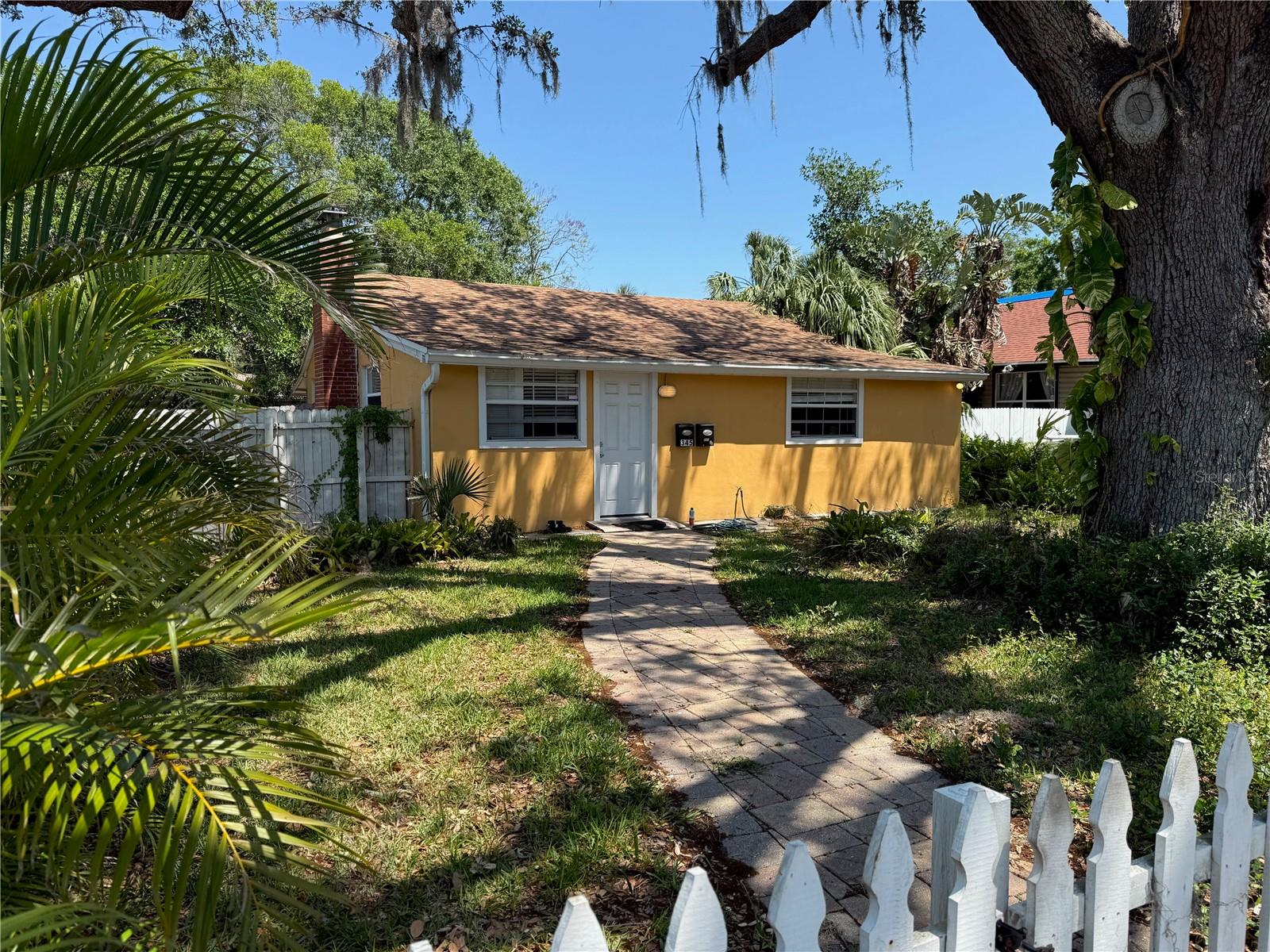 Front house from sidewalk
