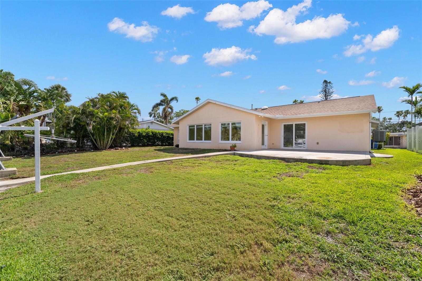 There is plenty of room to add a pool, putting green, bocce and more.