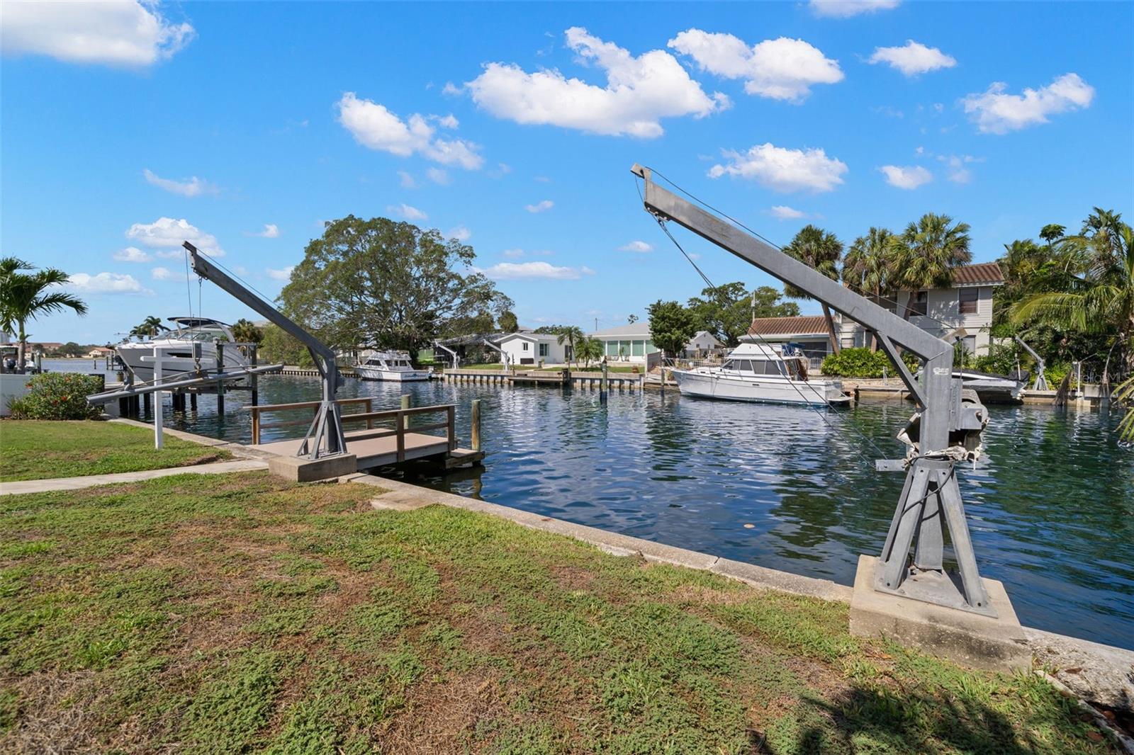 Plenty of room to add a boat lift. Boats and watercraft of many sizes welcome... bring your paddleboards, kayaks, too!