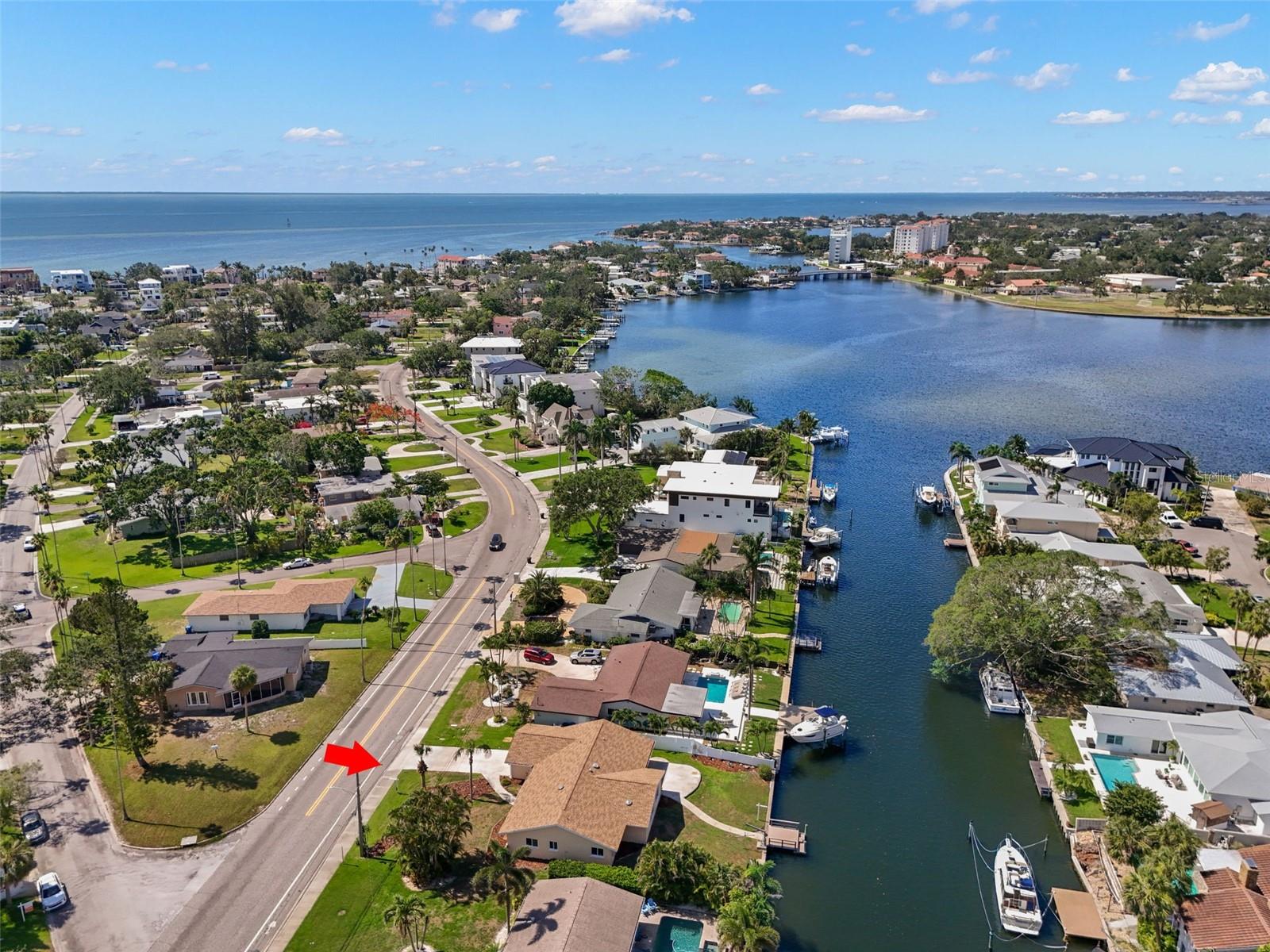 Just a short ride or paddle to Tampa Bay and beyond.