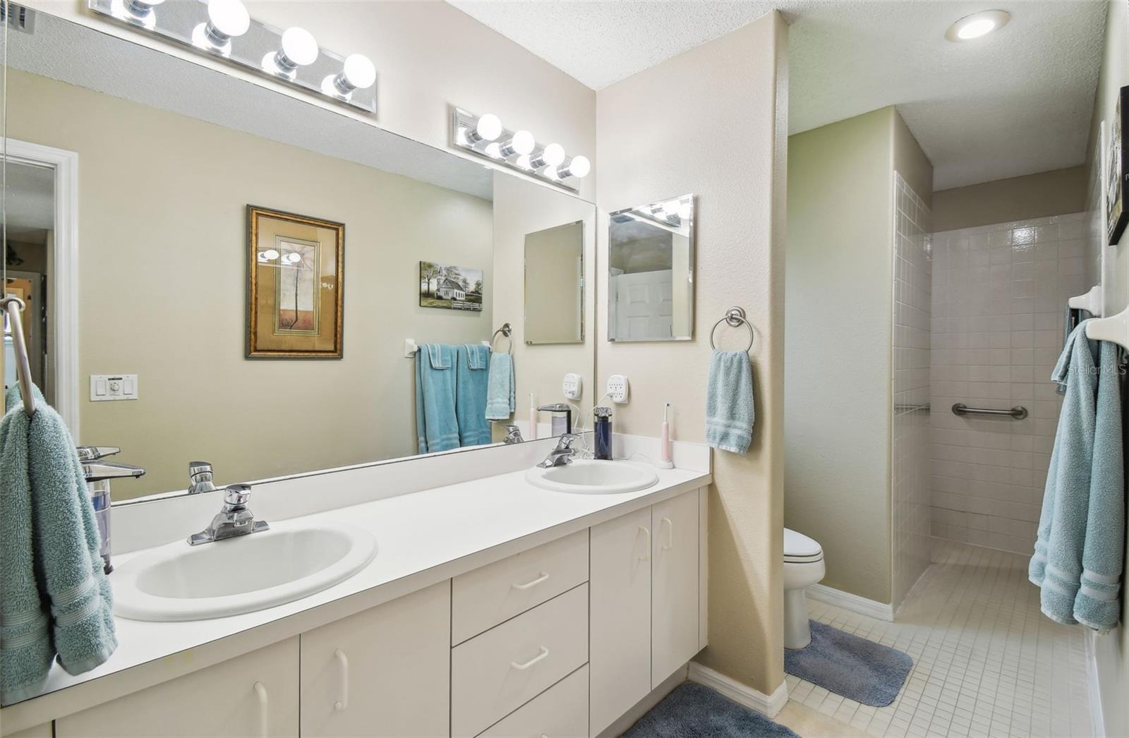 Master Bath w/Snail Shower