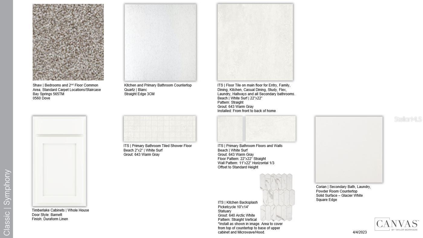 Design Selections - This home is currently under construction - selections are subject to change