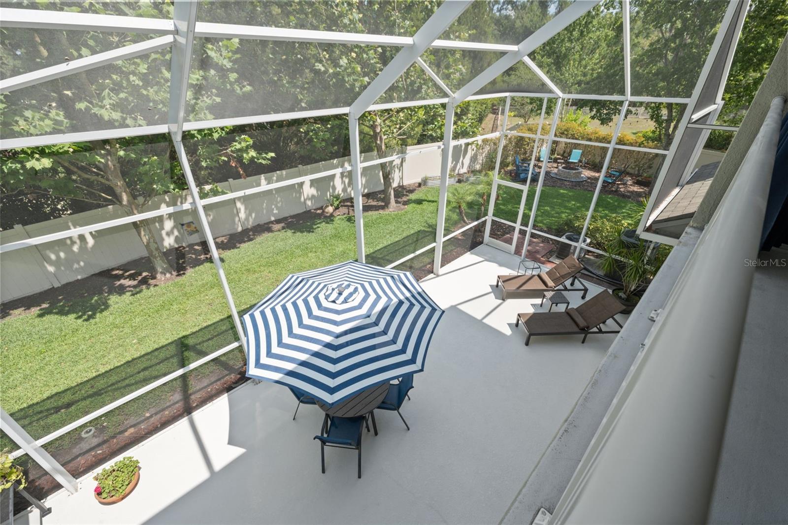 Upstairs Balcony View