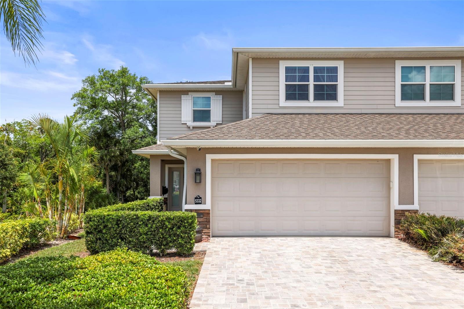 Two-car garage