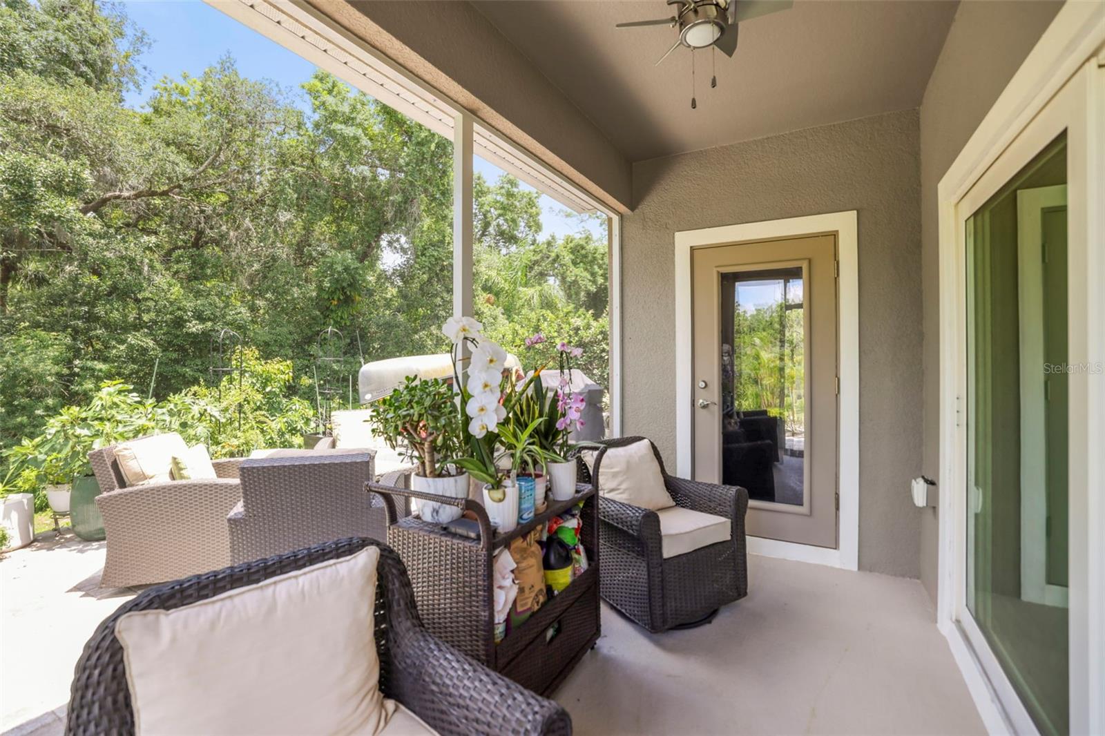 Screened lanai