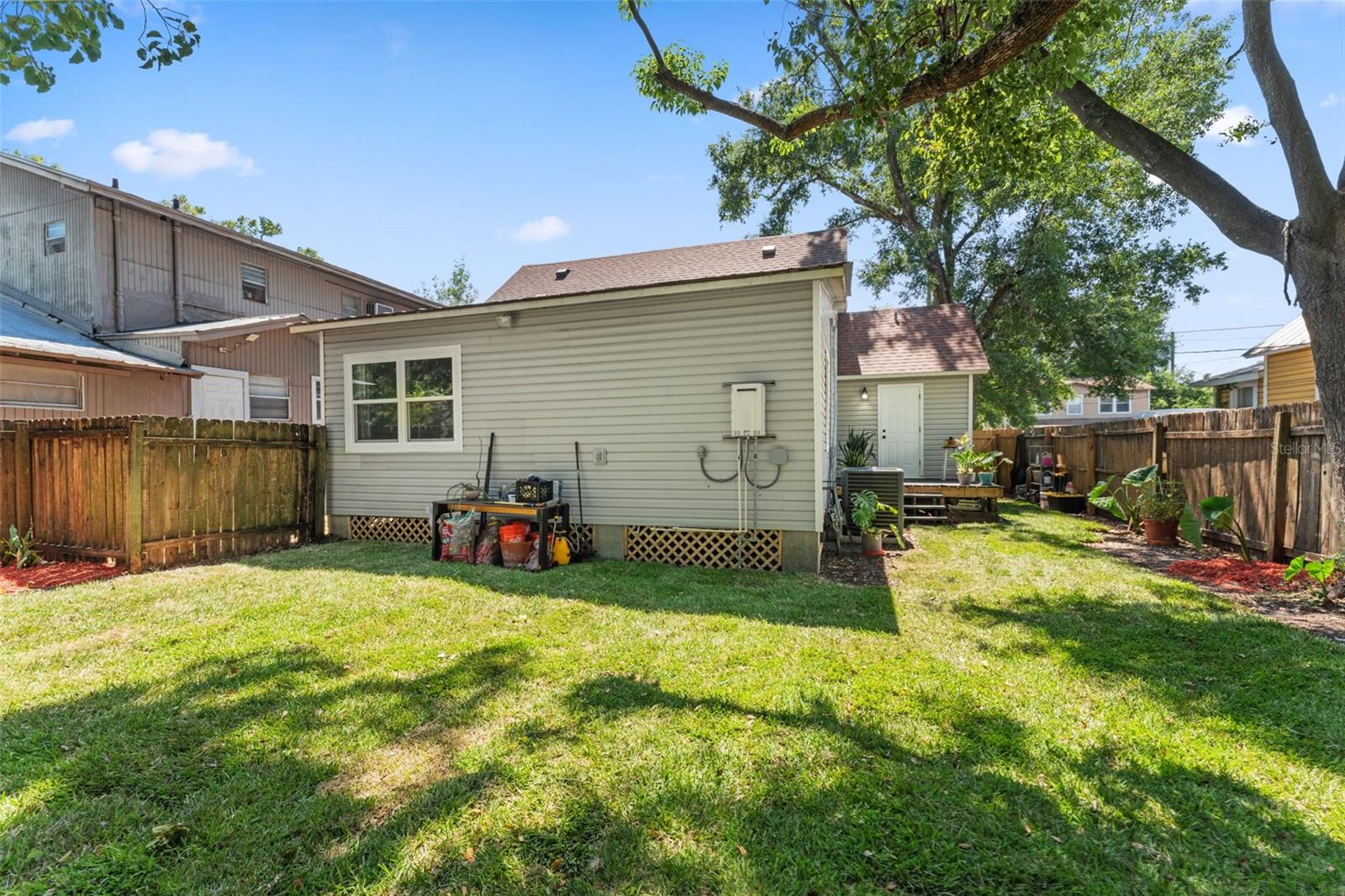 Expansive Fenced Backyard