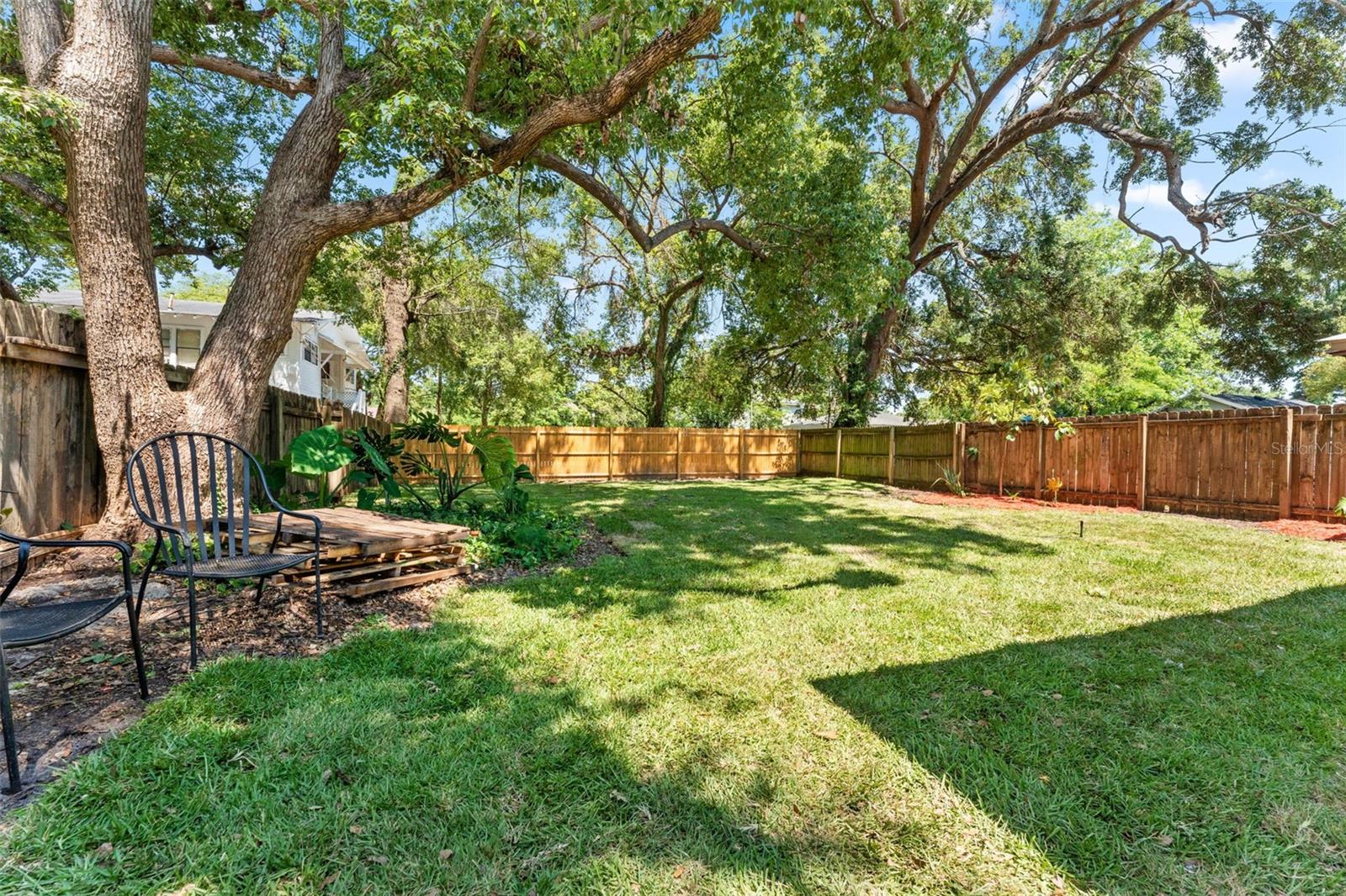 Expansive Fenced Backyard