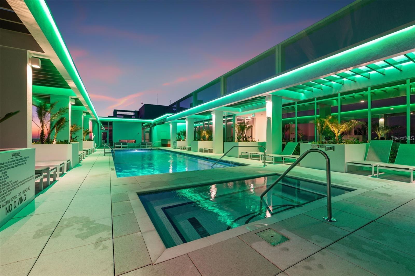 Night Pool